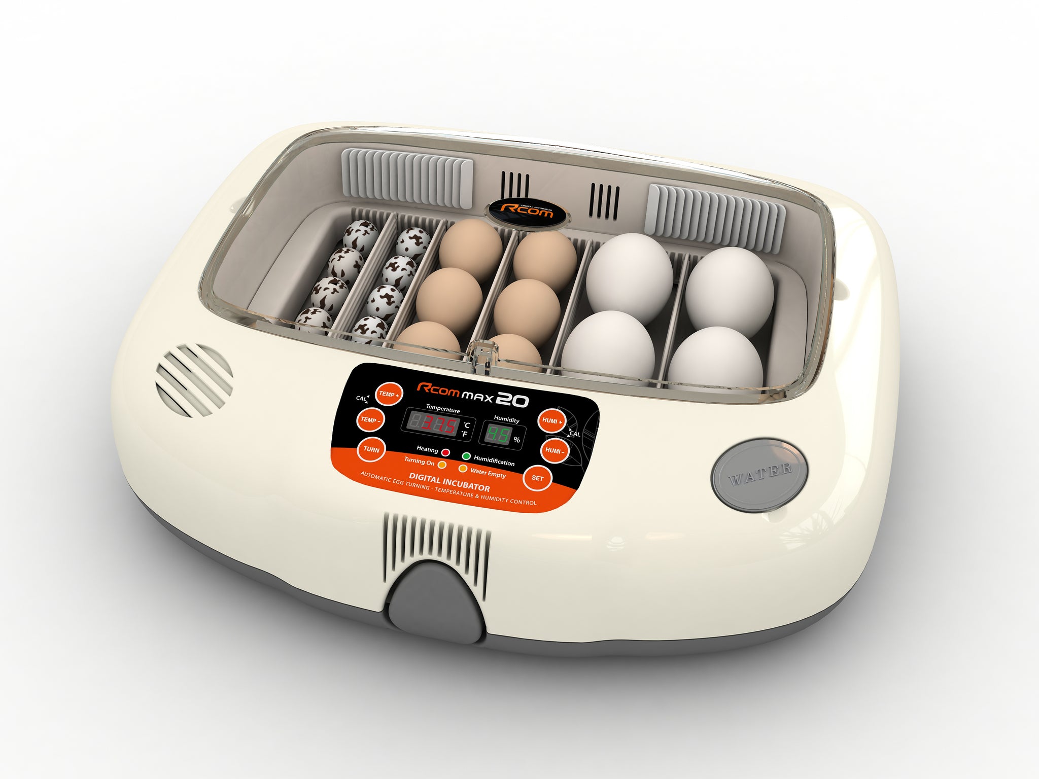 Rcom Countertop Bird Egg Incubator Max 20