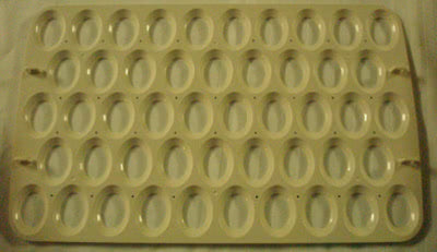Standard egg tray for incubator hatcher Rcom 50